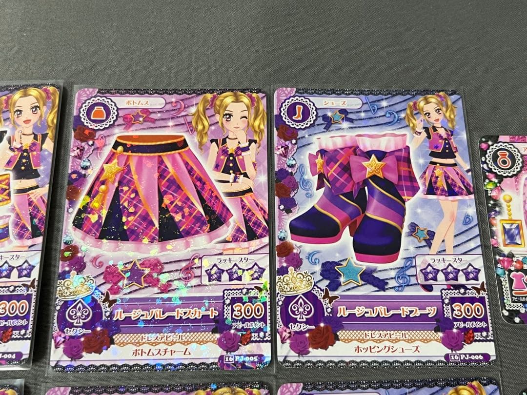 アイカツ ドレッシーグラスリボン レースパープルリボン ルージュパレード台湾版