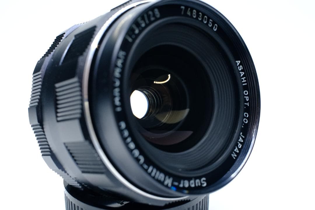 PENTAX SMC TAKUMAR 28mm F3.5 フード付 P86