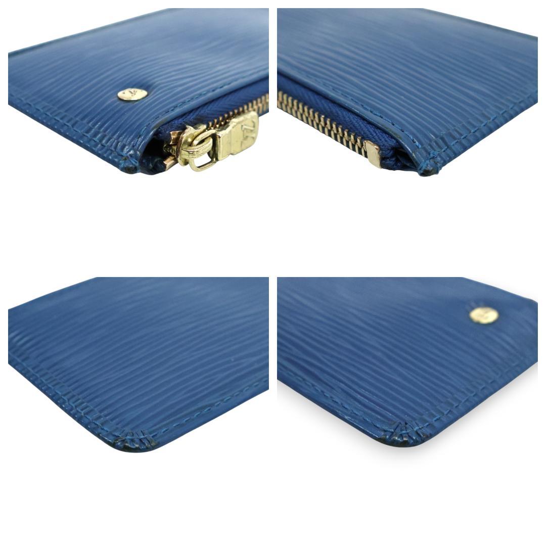 美品 ルイヴィトン エピレザー ケース ポシェットクレ M63805