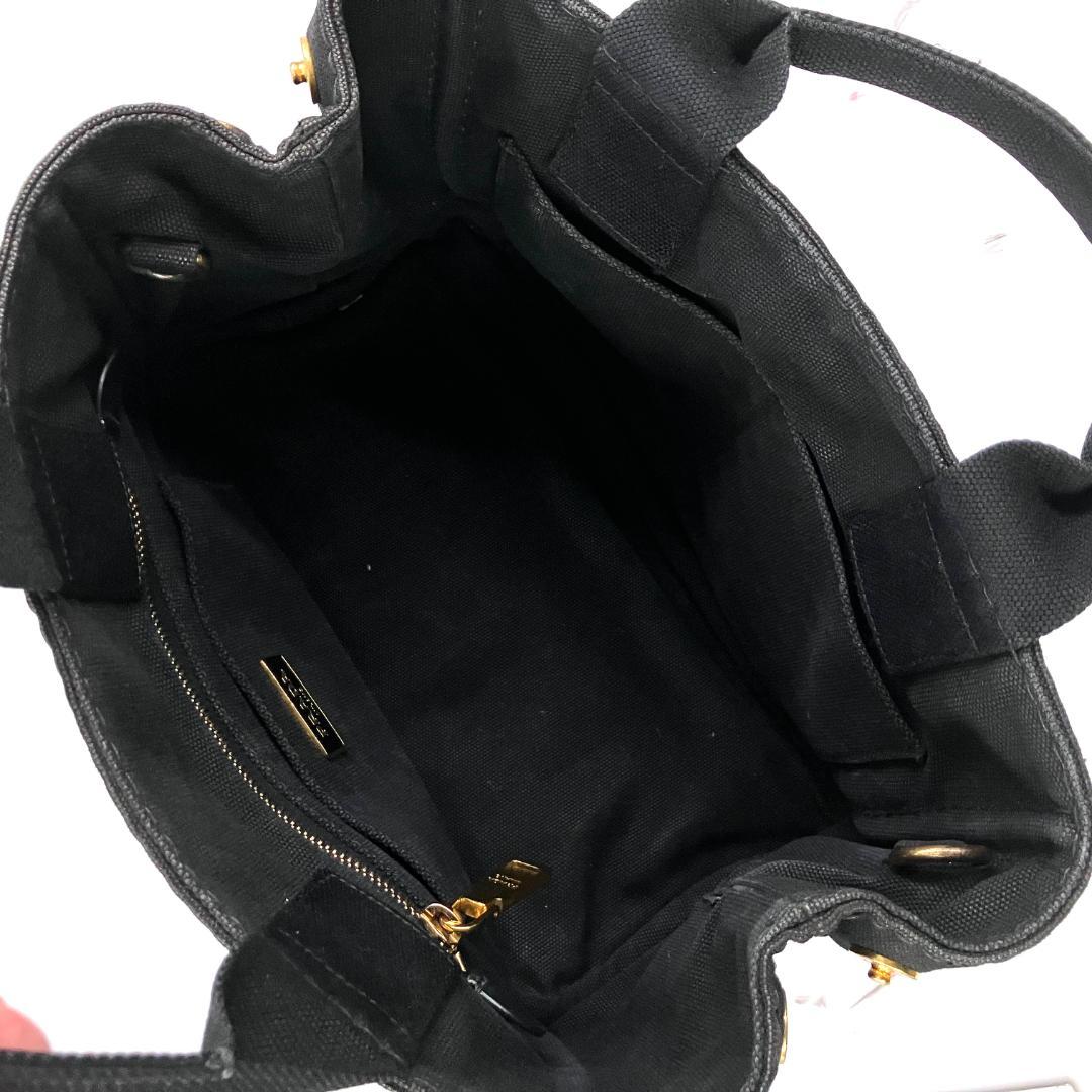 プラダ 3092 カナパ Sサイズ 2WAY キャンバス ショルダーバッグ