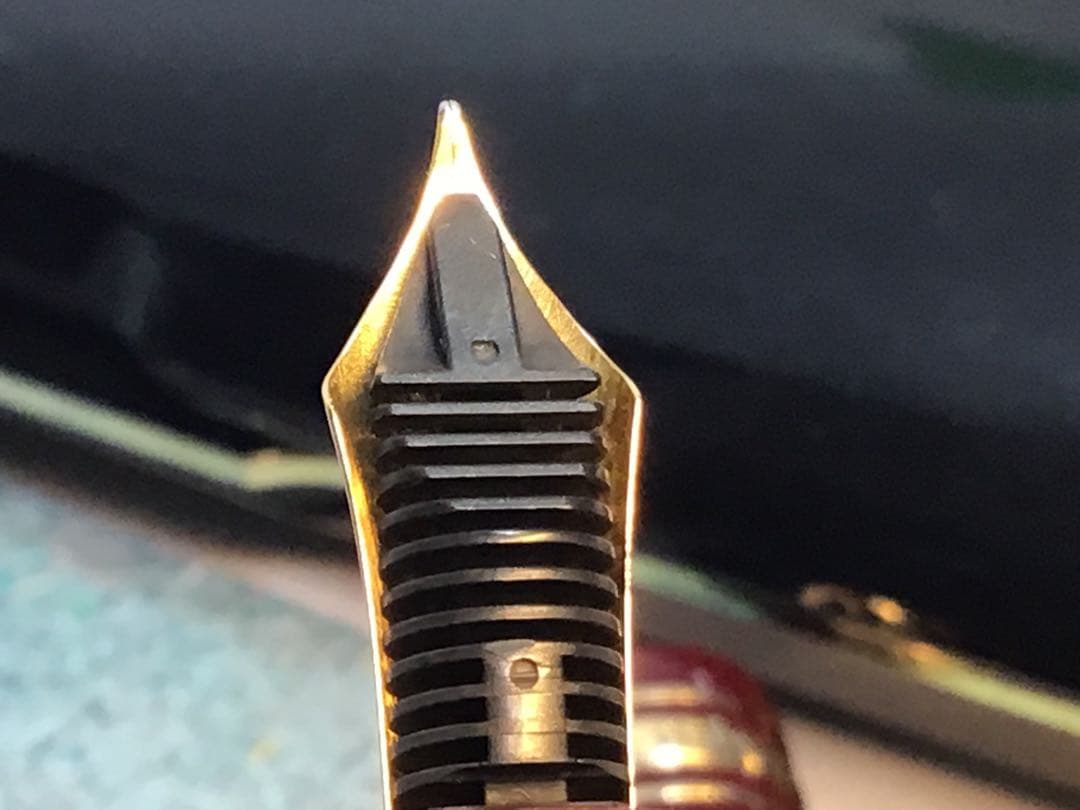 極美品‼️モンブラン マイスターシュテュック 146 ボルドー 中白 万年筆