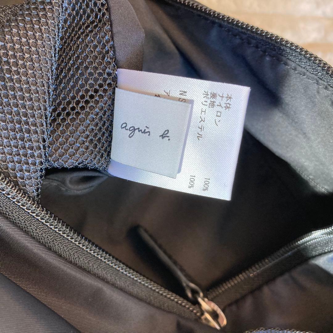 【美品•保証書付き】agnès b.（アニエスベー）ショルダーバッグ ブラック