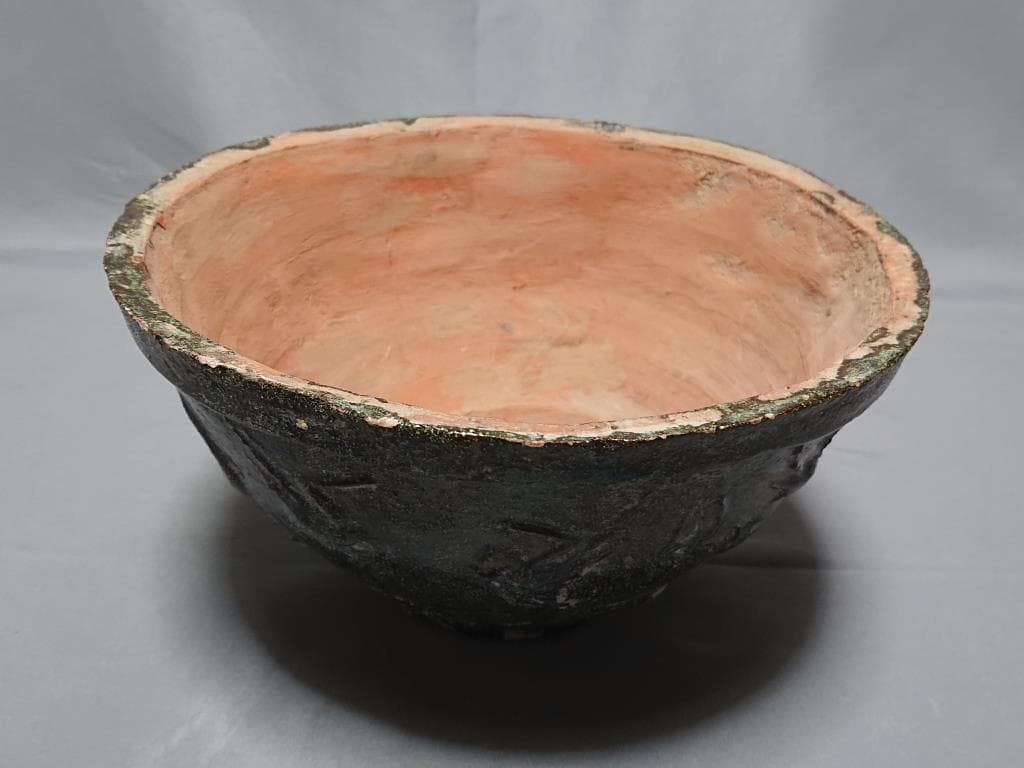 コレクター収集品　東漢時代　緑釉　盆栽　鉢