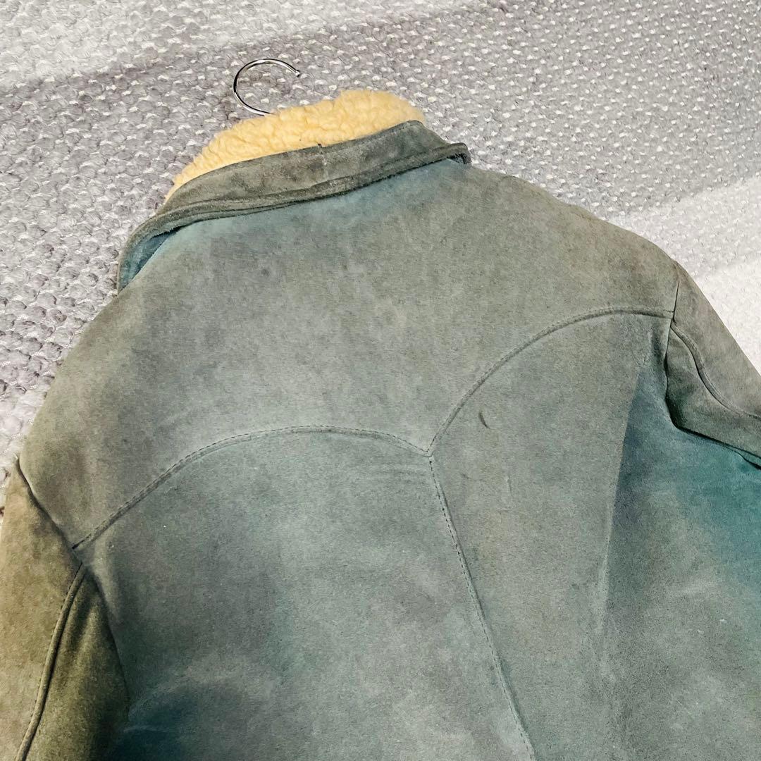 希少✨80S Schott ムートン ウエスタンヨーク ランチジャケット　40