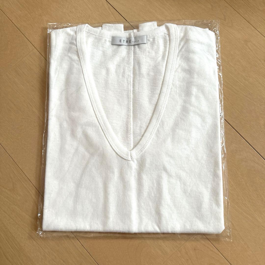 定価以下ETRE TOKYO 新作 完売 ヘンプコットンスリーブレスプルオーバー