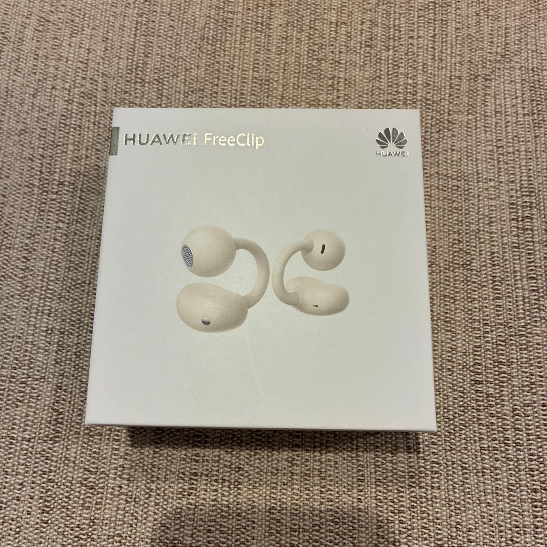 HUAWEI FreeClip ワイヤレスイヤホン ベージュ ファーウェイ
