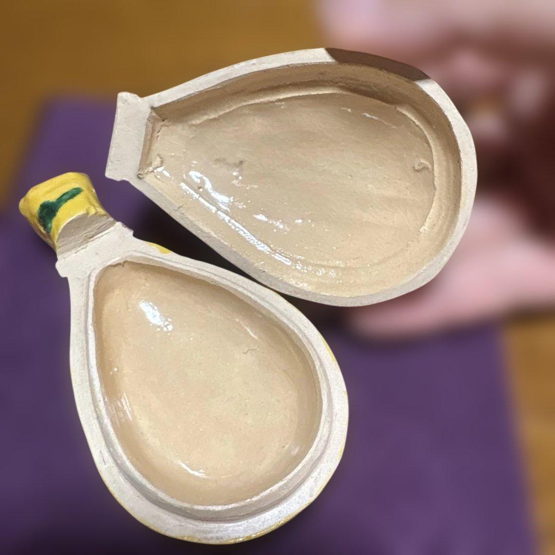 『茶道具 香合』　干支　巳　香合　宝袋形　松古窯　芳丘造