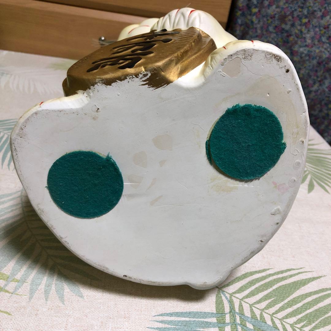 レトロ　瀬戸焼　特大招き猫