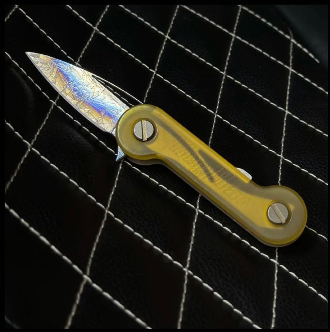 小物 keybar Ultem/Titanium&Blade Insert Combo