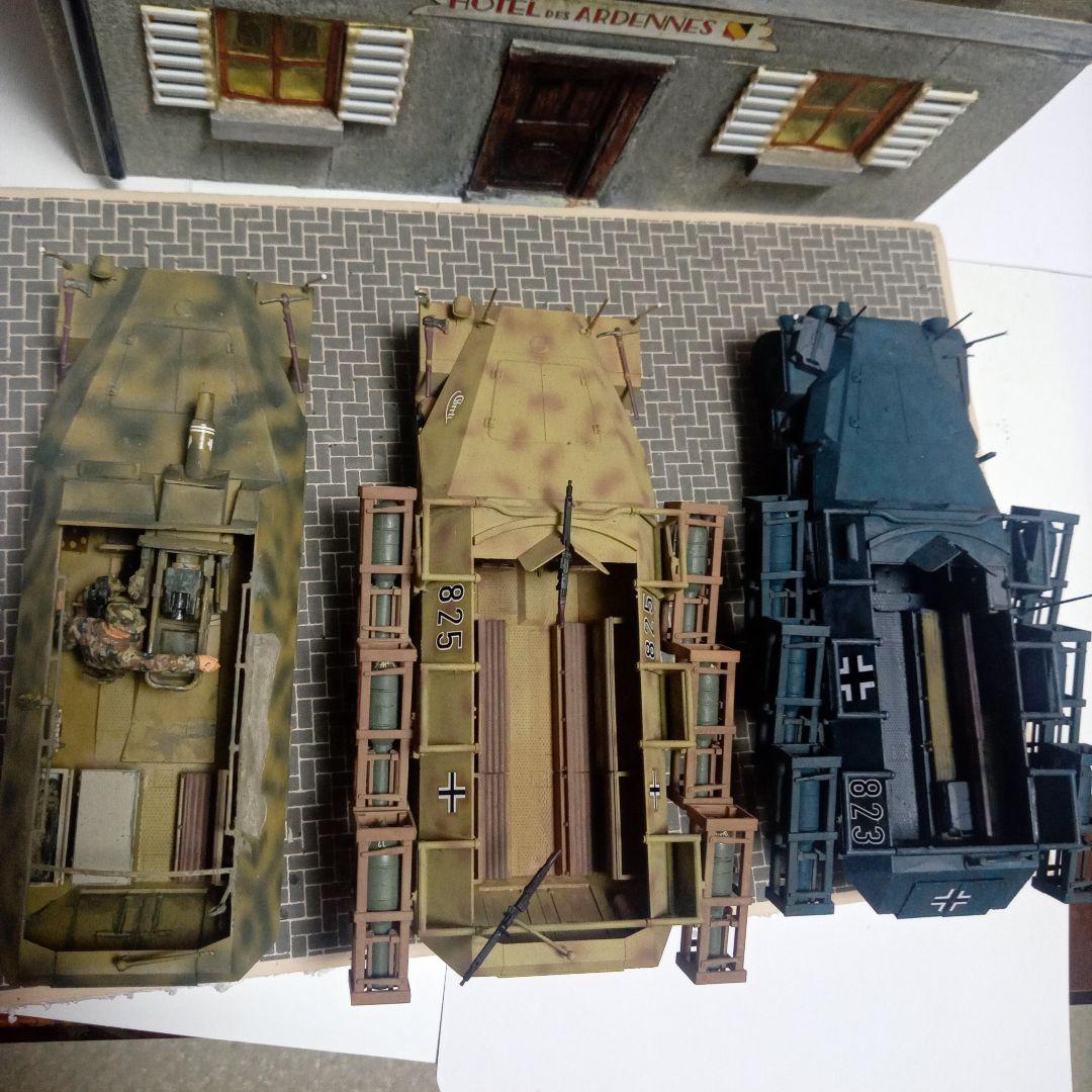 タミヤ　ドイツ軍ハ―フトラックSd.Kfz.251　３輛　1/35　ジオラマ用