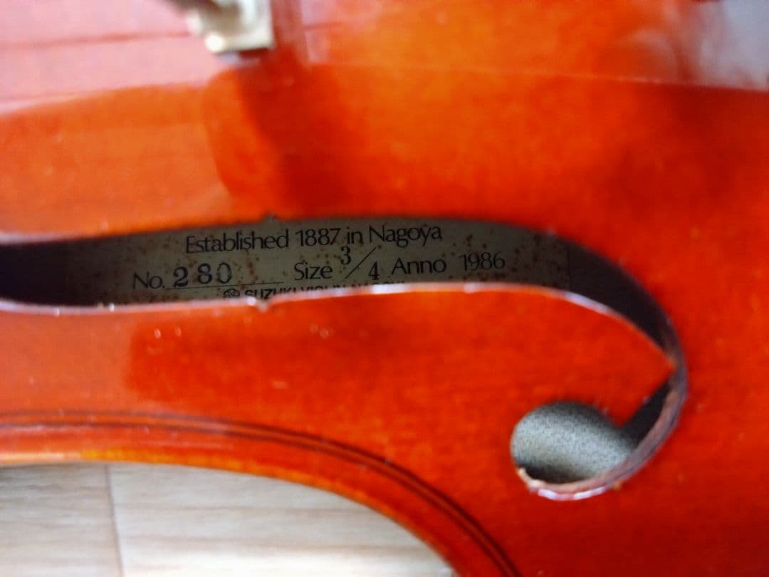 バイオリン　No.280　3/4　SUZUKI