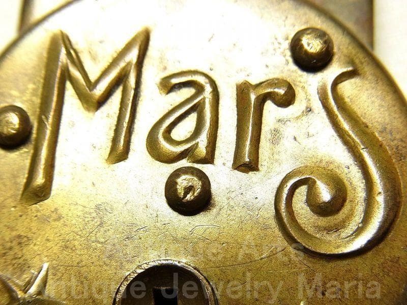 《p1051》“Mars”（火星）1900年初頭 P&F Corbin社 南京錠