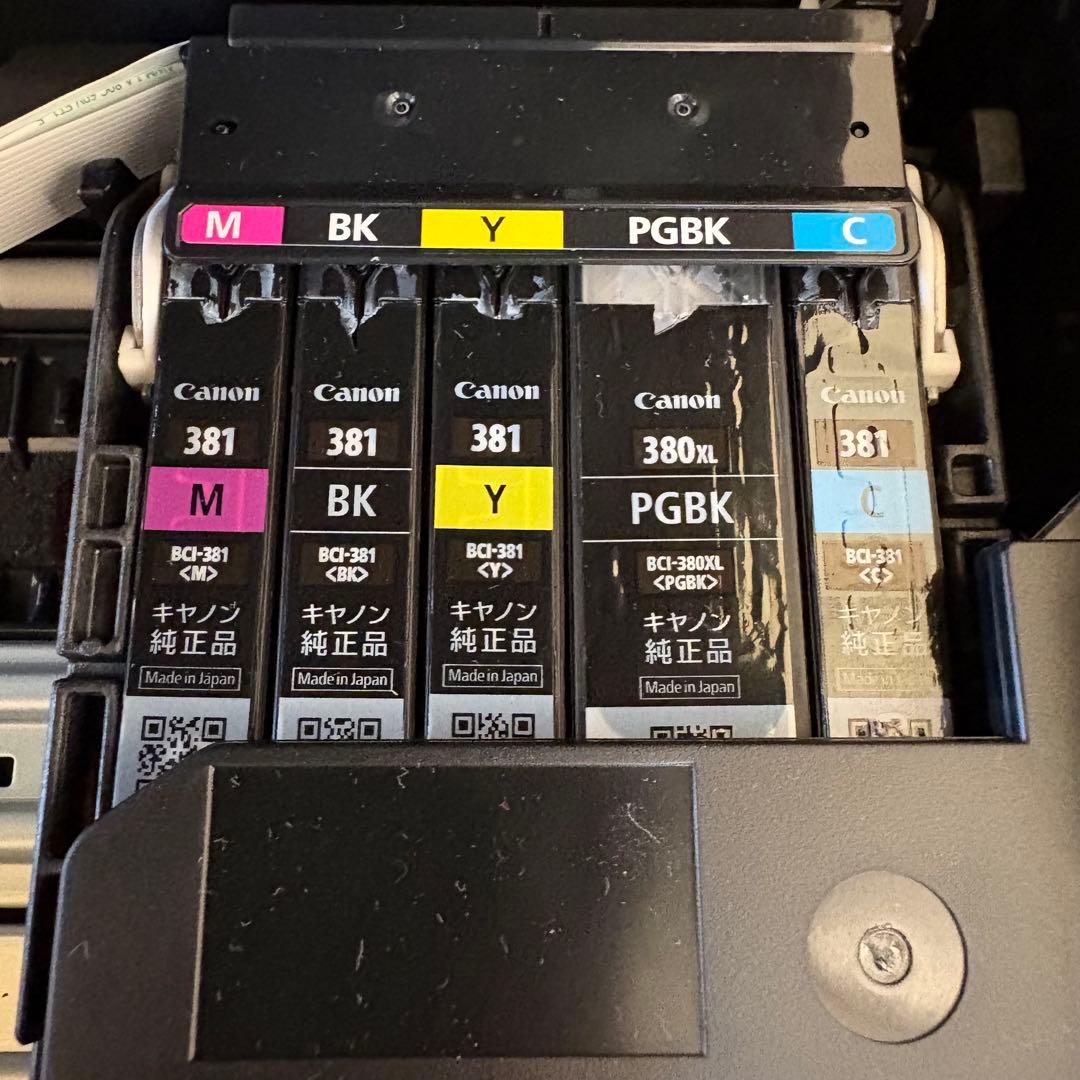 【良品】印刷枚数400枚！Canon プリンター PIXUS TS6330 BK