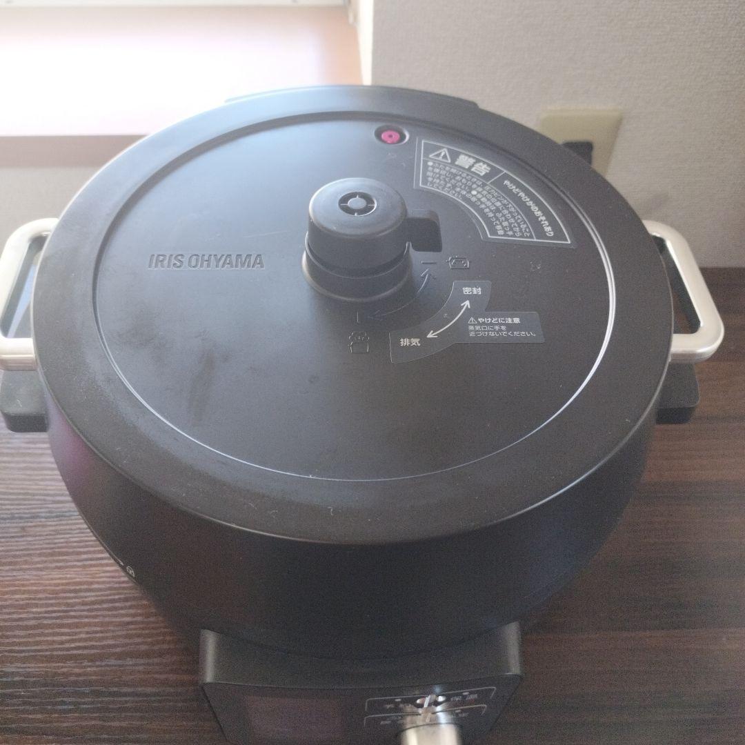 IRIS OHYAMA 電気圧力鍋 4.0L ブラック