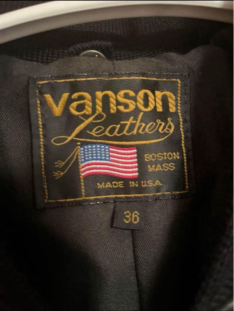 バンソンUSA製 レーシングジャケット シングルライダース ジャケット ブラック