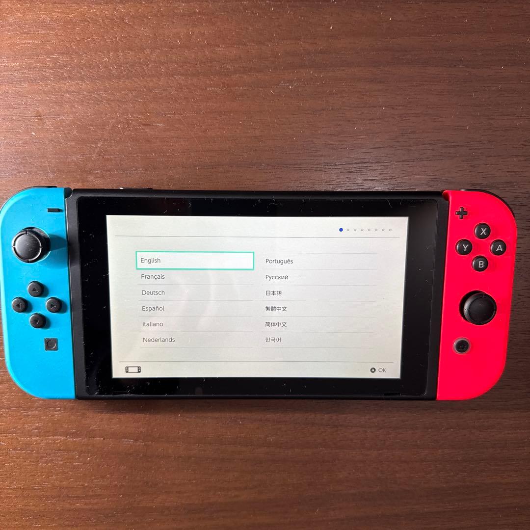 Nintendo Switch 本体 青/赤　ニンテンドースイッチ＋収納ケース