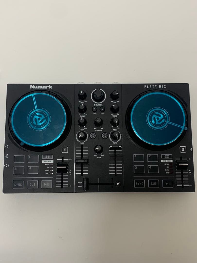 Numark party mix Dj lightningUSB3カメラアダプタ