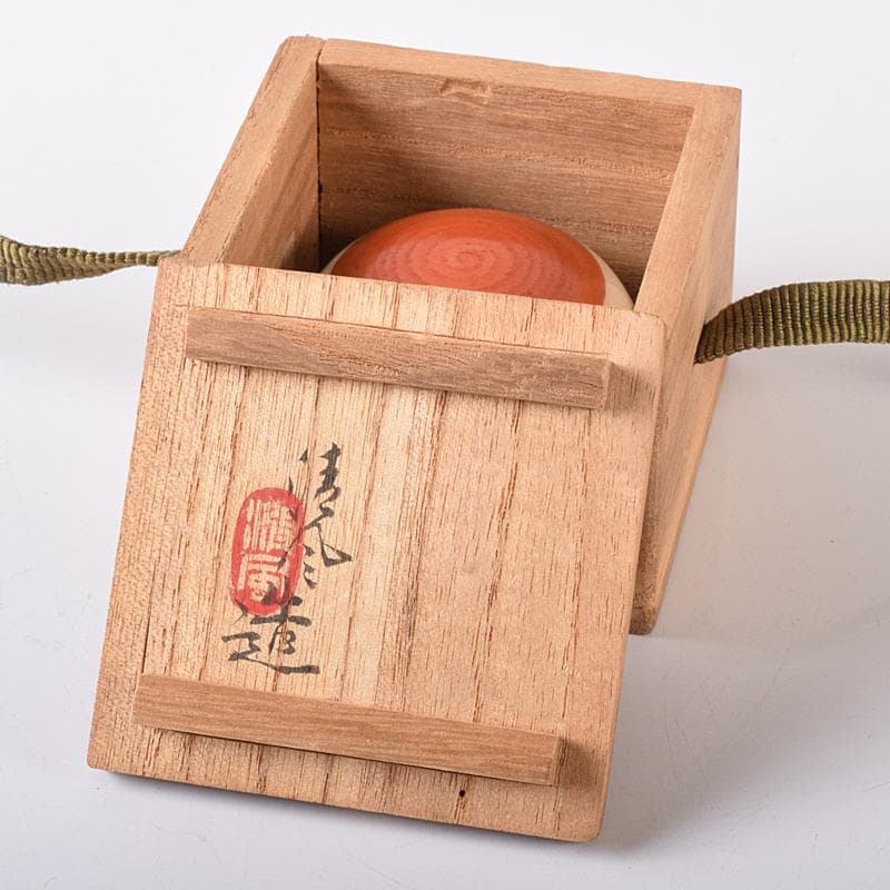 茶道具　清風与平造　赤絵　香合　共箱　M　R8244