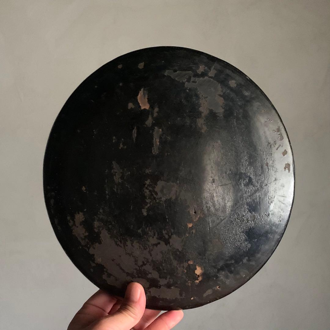 朽木塗 盆 朽木盆 No.2 枯れ盆 古美術 古道具 アンティーク やつれ盆