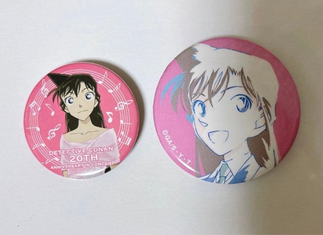 名探偵コナン　コンサート缶バッジ 毛利蘭