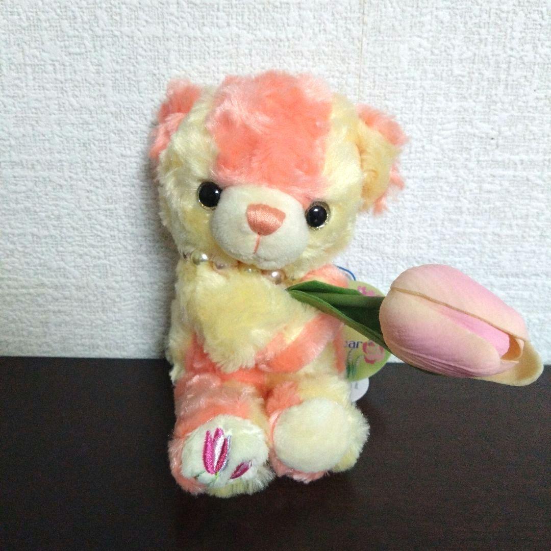 フラワーベア テディベア ぬいぐるみ 花 モチーフ