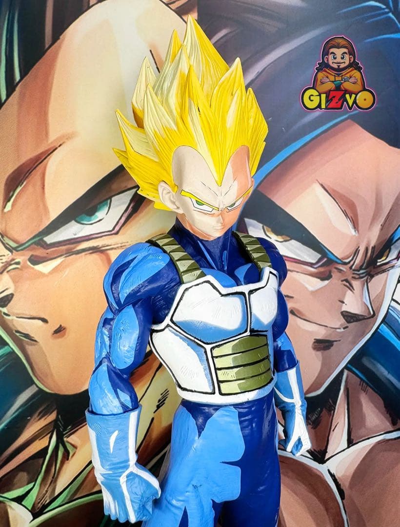 ドラゴンボールSMSP ベジータフィギュア リペイント　二次元彩色