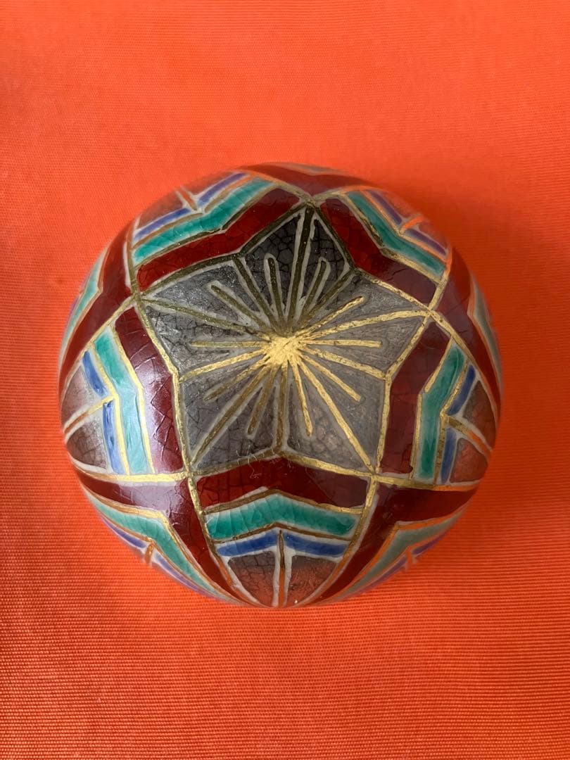 茶道具　阿山　手毬　香合