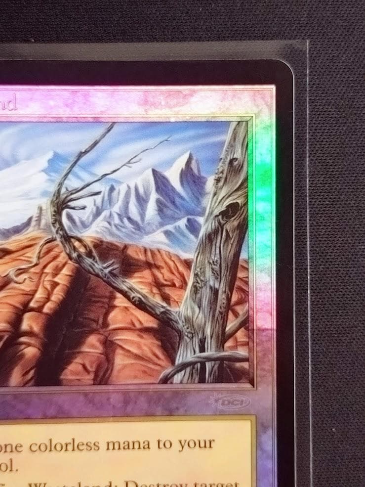 MTG 不毛の大地/Wasteland ジャッジ褒賞 FOIL 旧枠 DCI