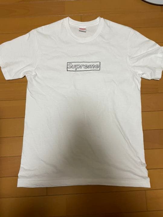 トップス Supreme KAWS Chalk Logo Tee White S