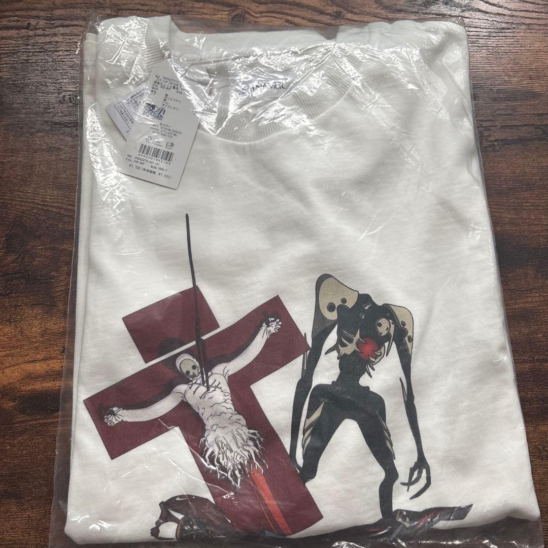 CALNAMUR エヴァンゲリオンコラボ　使徒ちょっと集合Tシャツ　ホワイトF