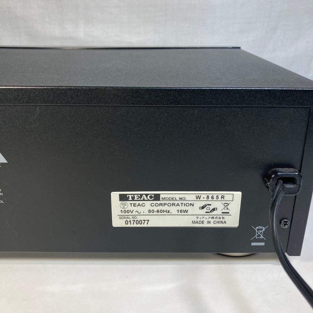 TEAC W-865R Wカセットデッキ