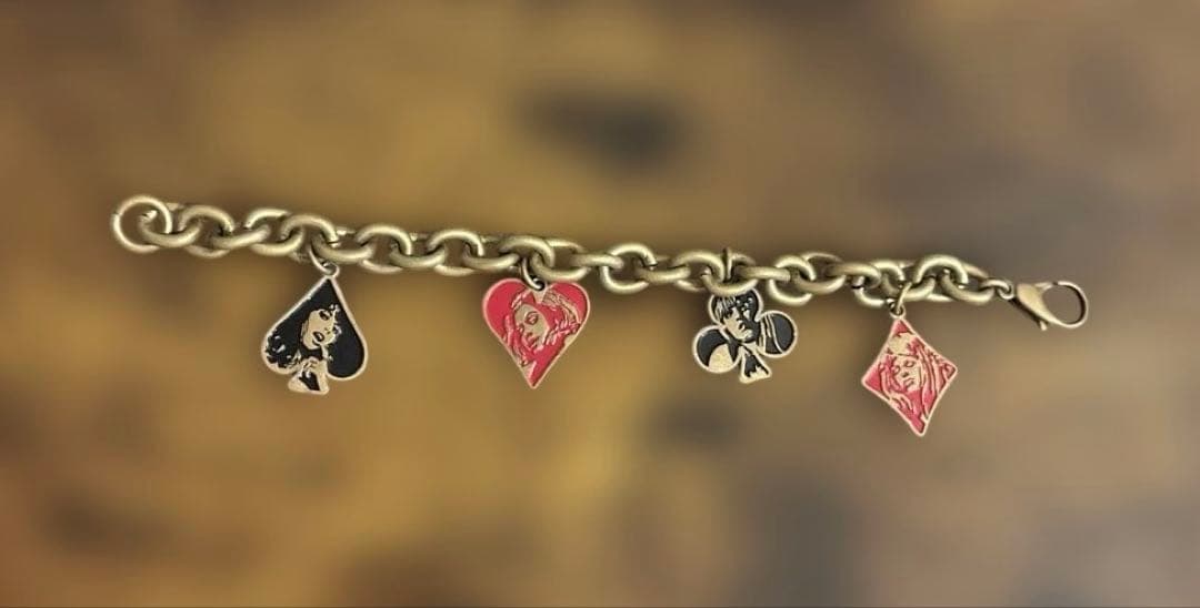 ヒステリックグラマー トランプ ガール ブレスレット ゴールド