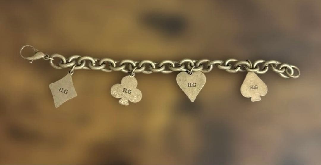 ヒステリックグラマー トランプ ガール ブレスレット ゴールド