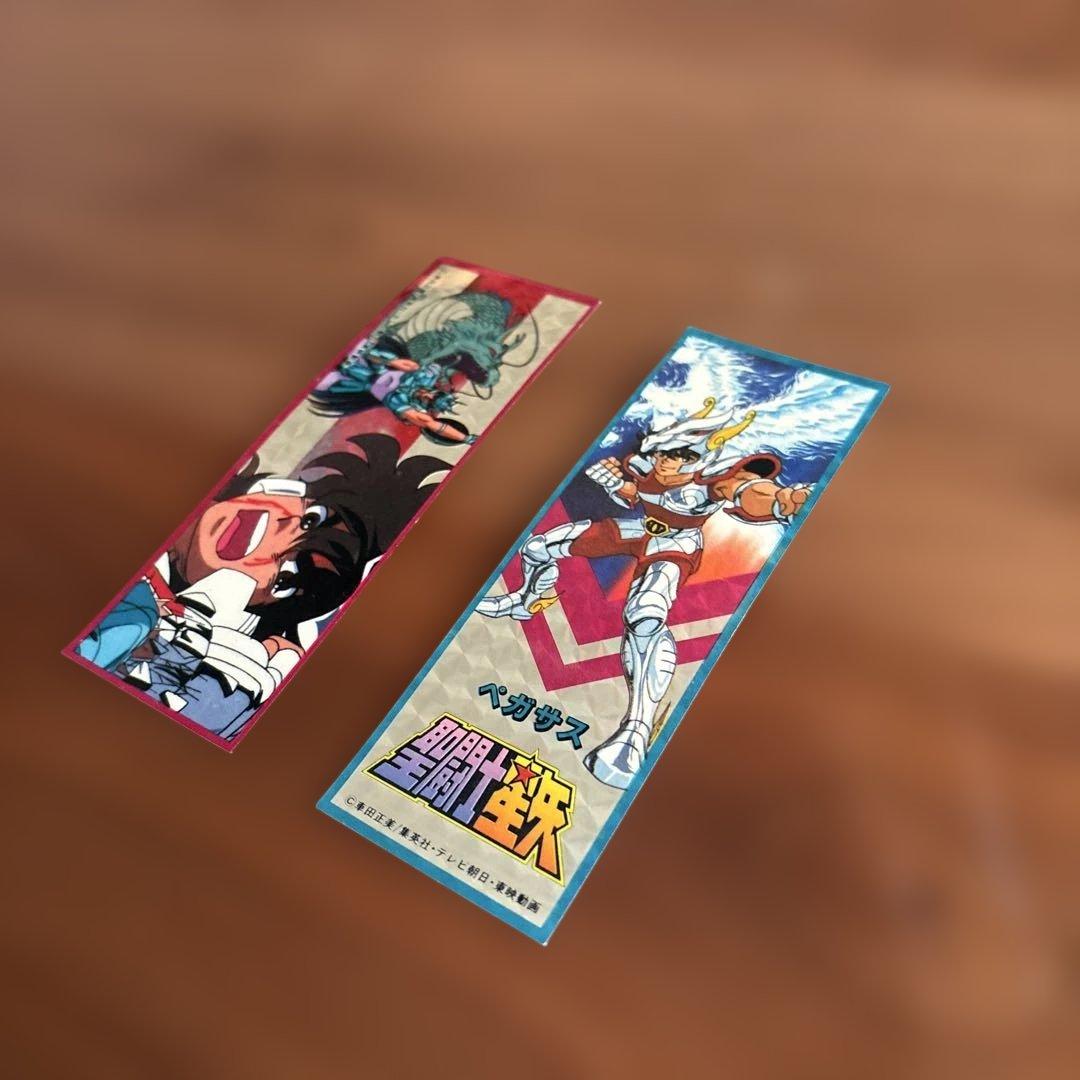 【極美品】聖闘士星矢 ペガサス ホログラムステッカー2枚セット