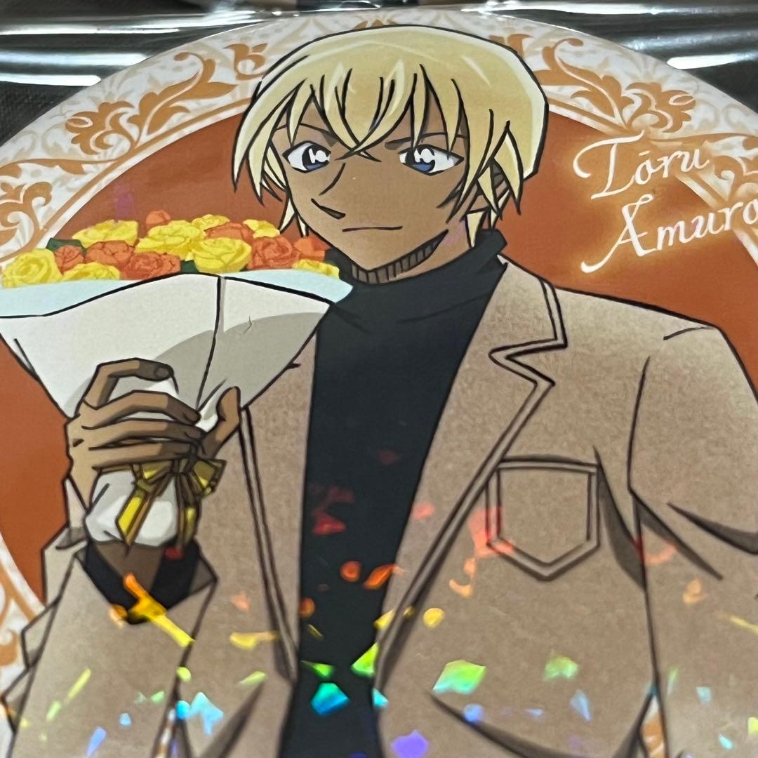 【新品未使用】 名探偵コナン 安室透 花束 缶バッジ トムス ハロウィンの花嫁