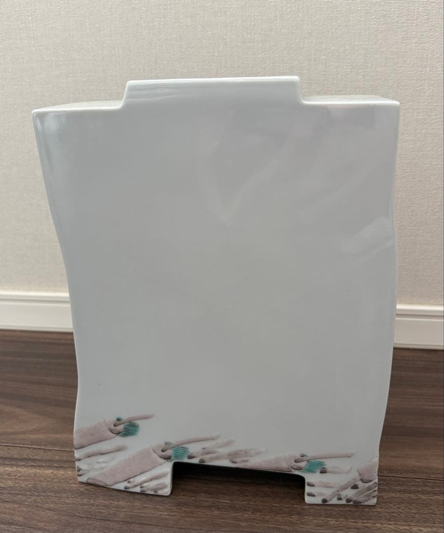 武腰一憲　九谷焼 陶器花器