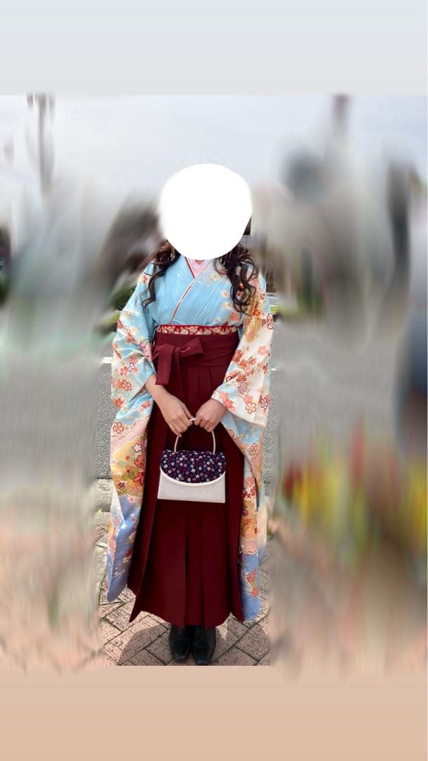 振袖フルセット 成人式 帯・小物一式・草履バック付(水色 白 ピンク 紫)