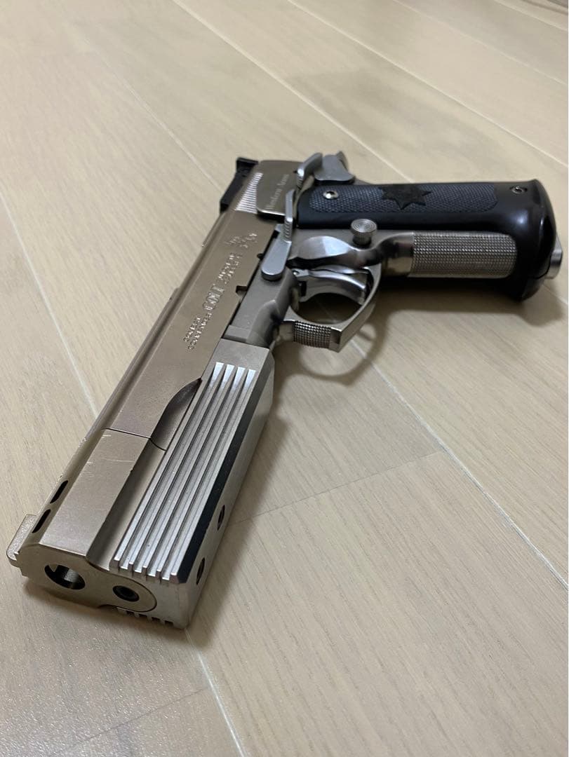 WA 製 コルト コンバットコマンダー シルバーモデル 固定スライド ジャンク品