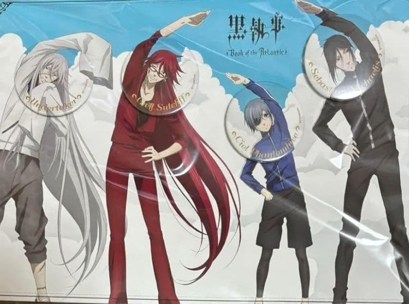 【最終値下げ】黒執事 ラジオ体操 缶バッジ