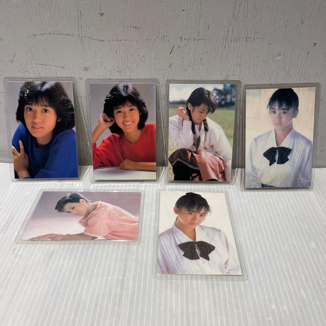 早見優、斉藤由貴、松田聖子　ポートレート写真 6枚セット　おまとめレアセット