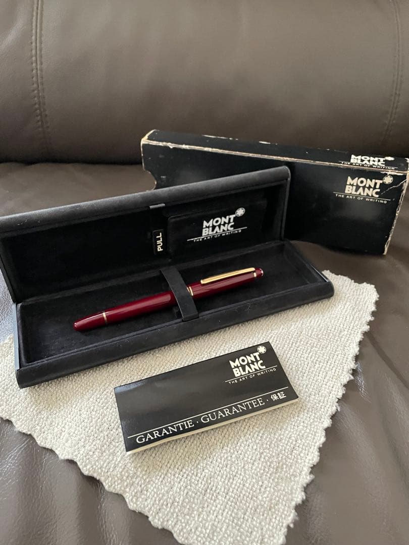 ボルドー◾️モンブラン144万年筆◾️マイスターシュテュック クラシック コンバータ