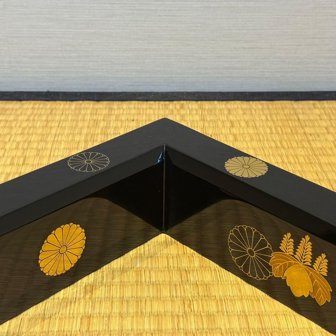 村田宗覚 高台寺蒔絵 炉縁 共箱 茶道具