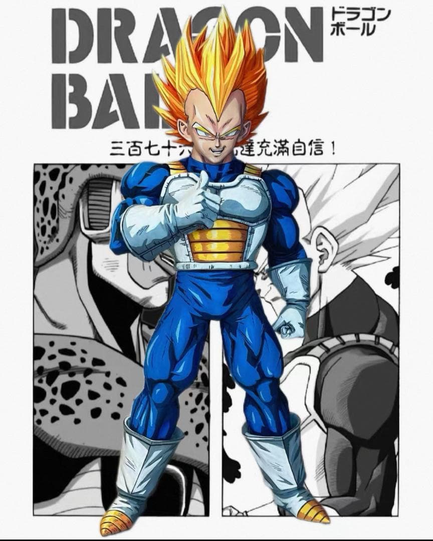 ドラゴンボール ベジータ リペイント 双頭彫 フィギュア
