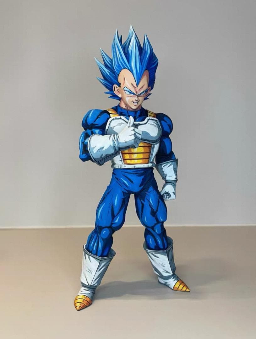 ドラゴンボール ベジータ リペイント 双頭彫 フィギュア