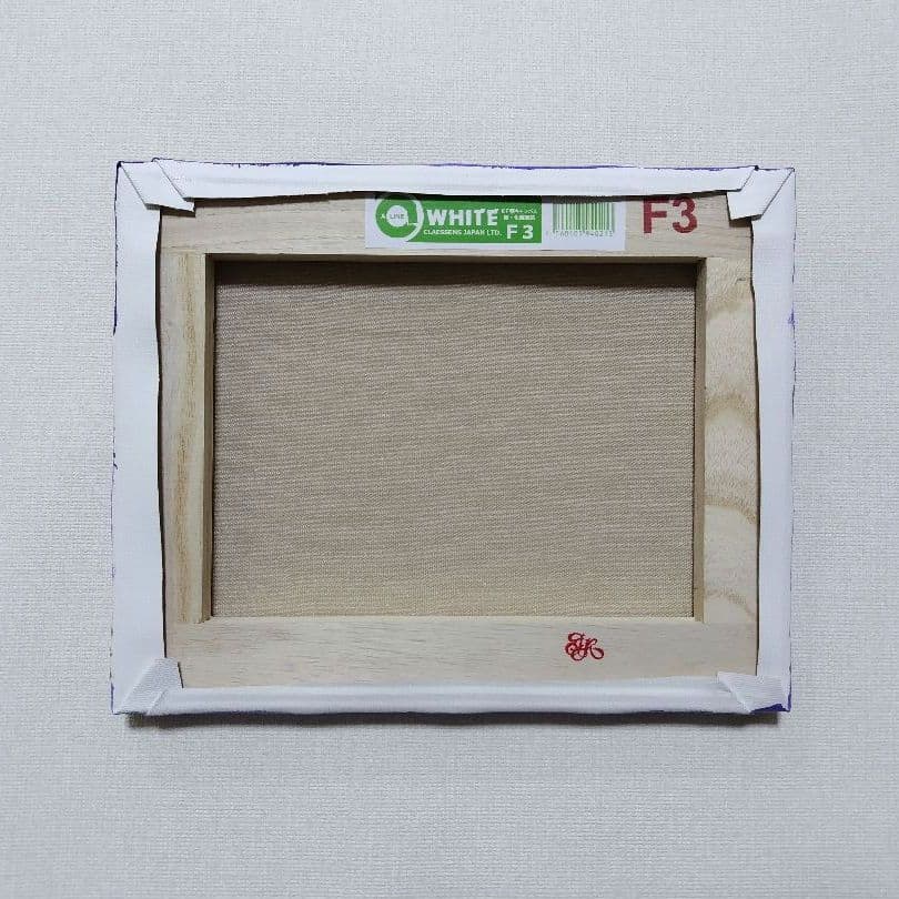 ぷ*あ様 【雪の降る夜】アクリル画 F3 風景画 絵画