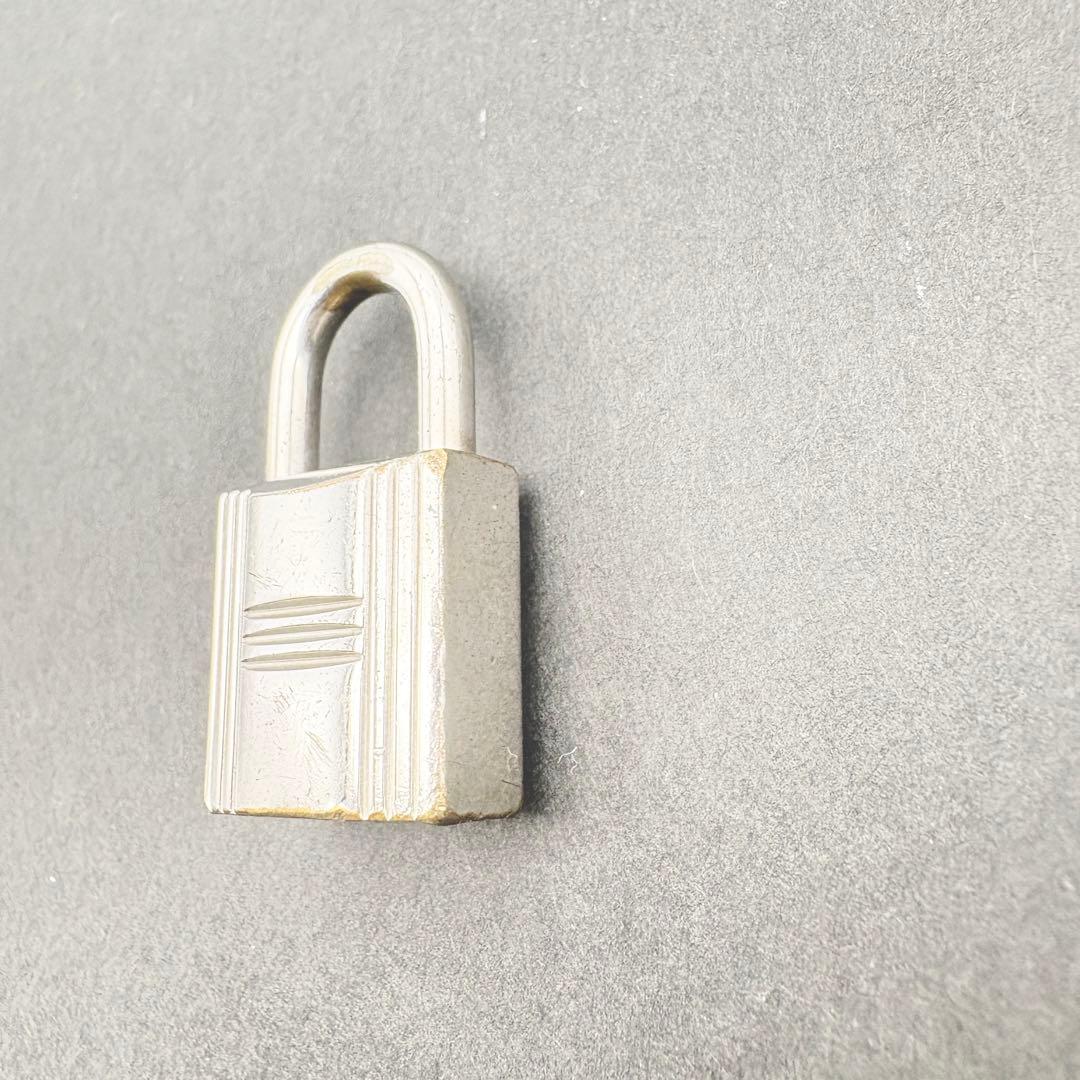 HERMES カデナ パドロック 南京錠 107 シルバー