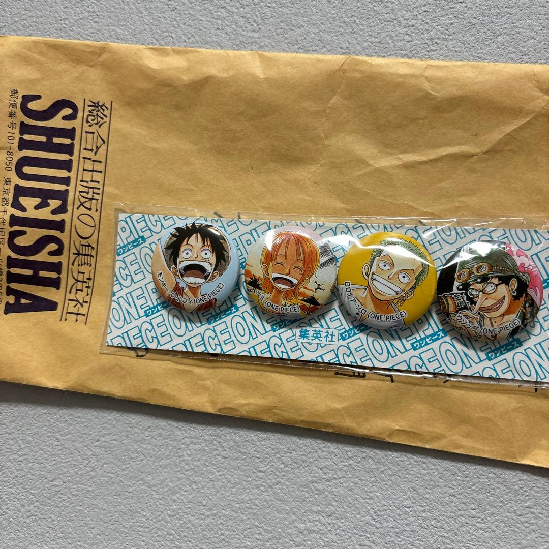 【未開封非売品】ジャンプ　ワンピース　初期ONEPEACE 10巻　缶バッチ