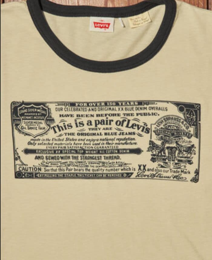 LVC 1970'S リンガーTシャツ ブラック M