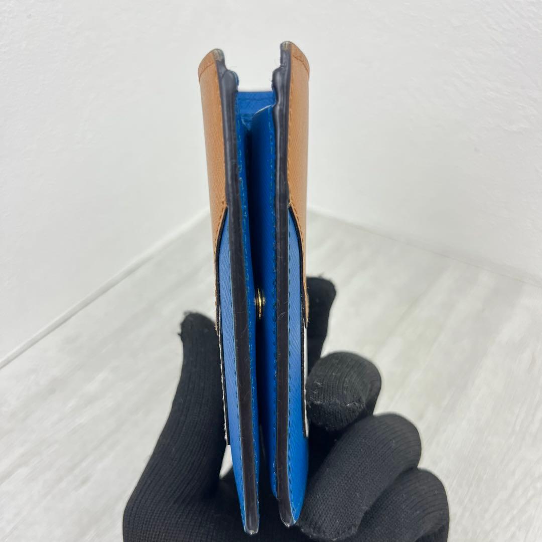 可愛い✨ MARNI マルニ 折り財布 マルチカラー サフィアーノレザー