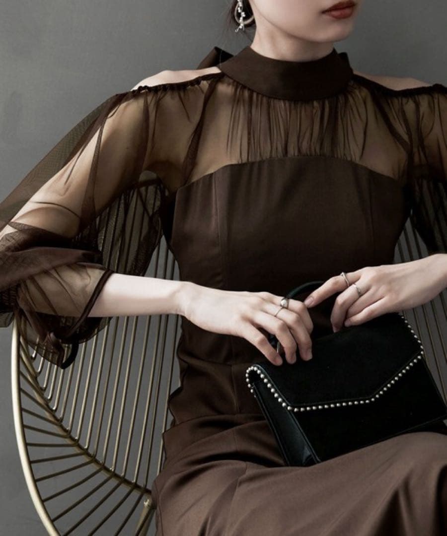 etoll. カットアウトマーメイドドレス